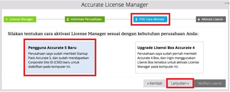 ACCURATE License Manager 1