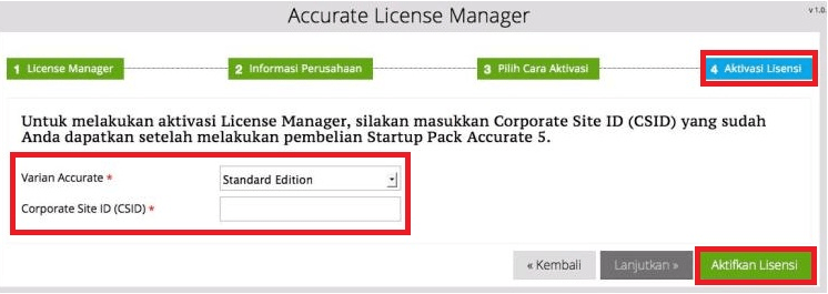 ACCURATE License Manager 2
