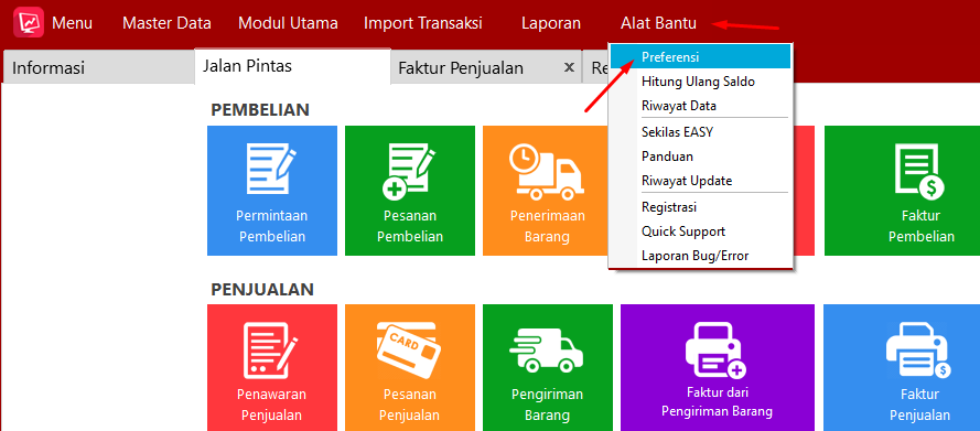 Membuat Retur Dengan Faktur Nihil di Easy Accounting 5