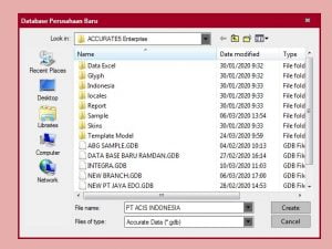 Setup Database Accurate Jakarta