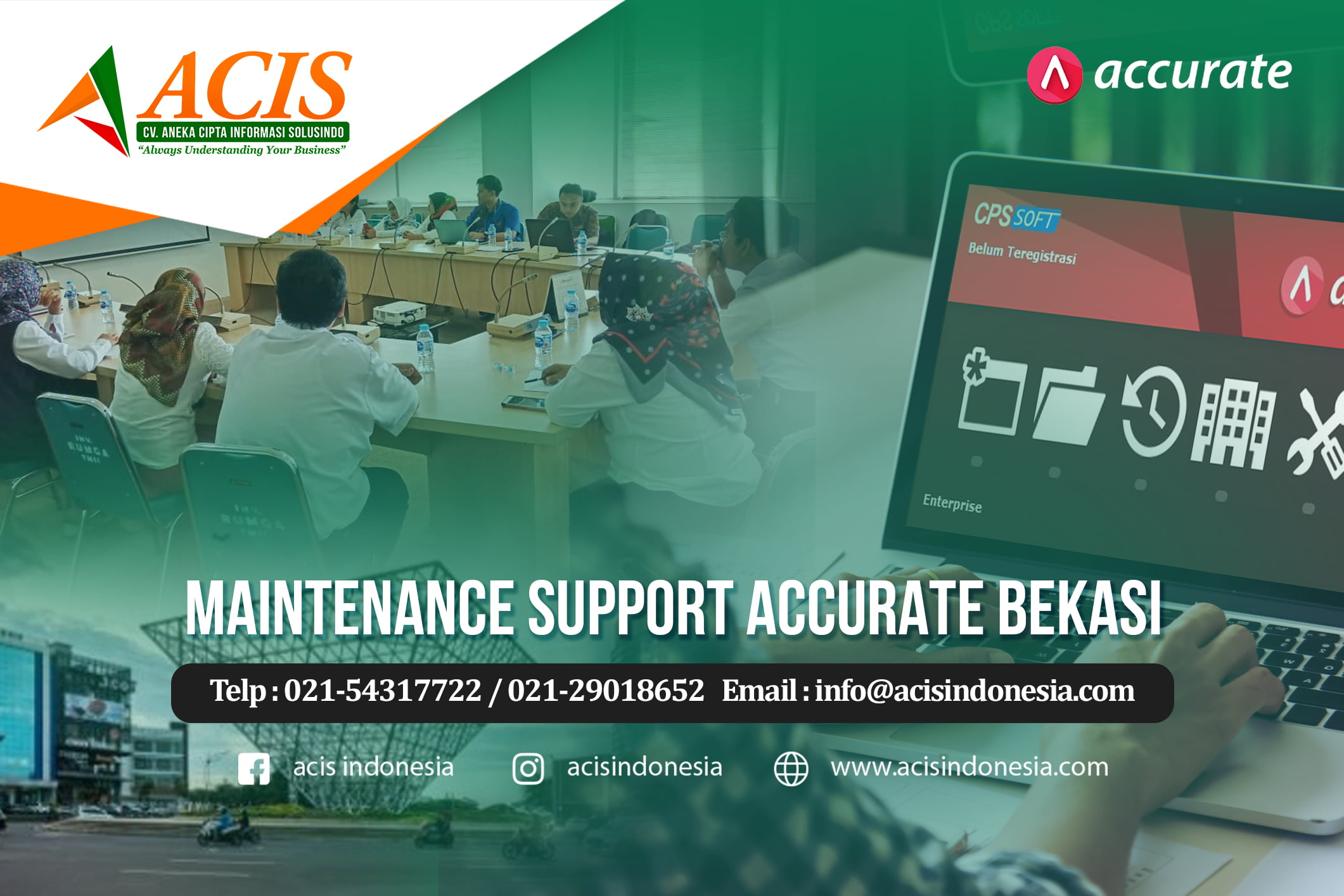 Maintenance Support Accurate Bekasi
