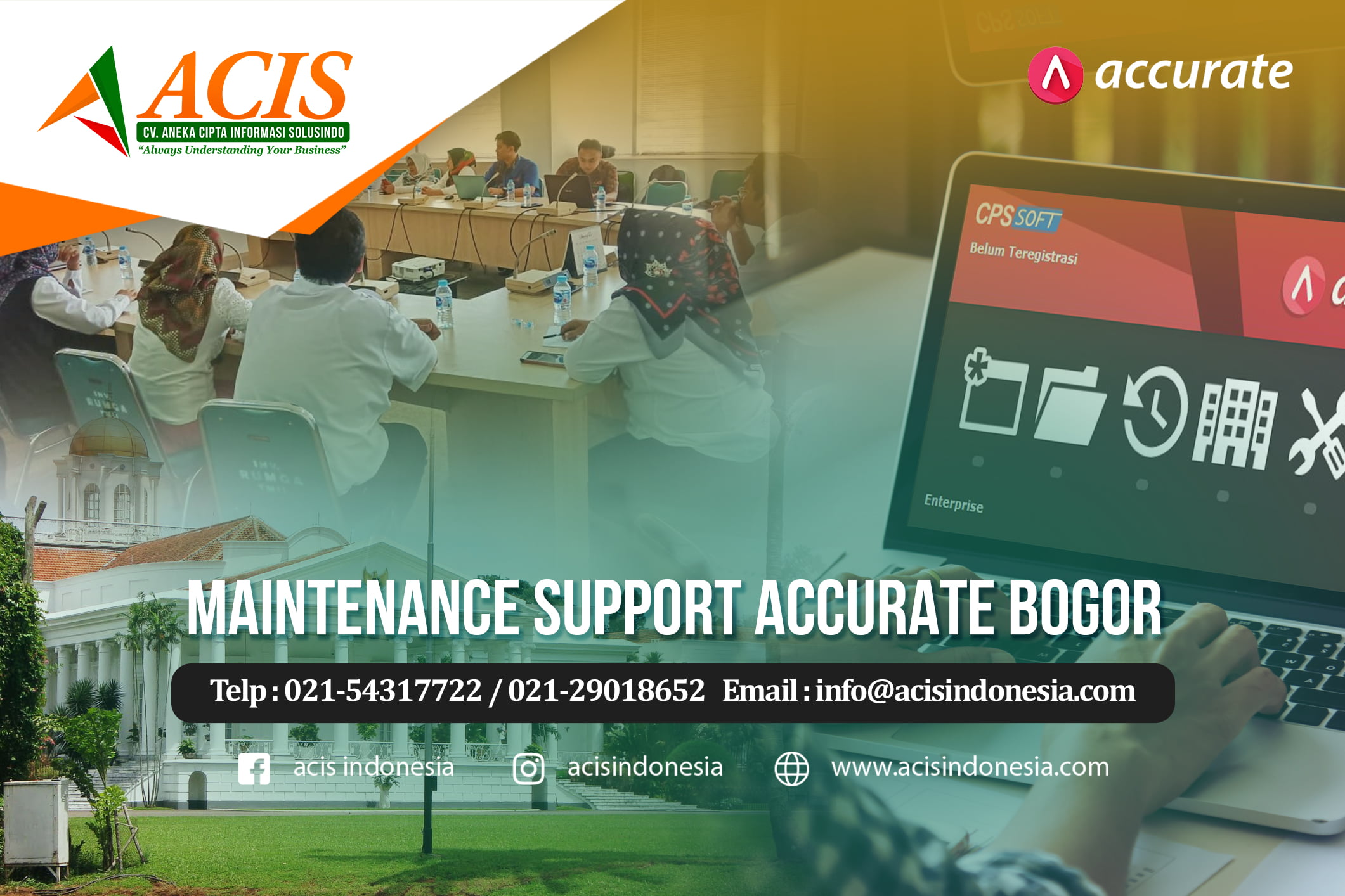 Maintenance Support Accurate Bogor