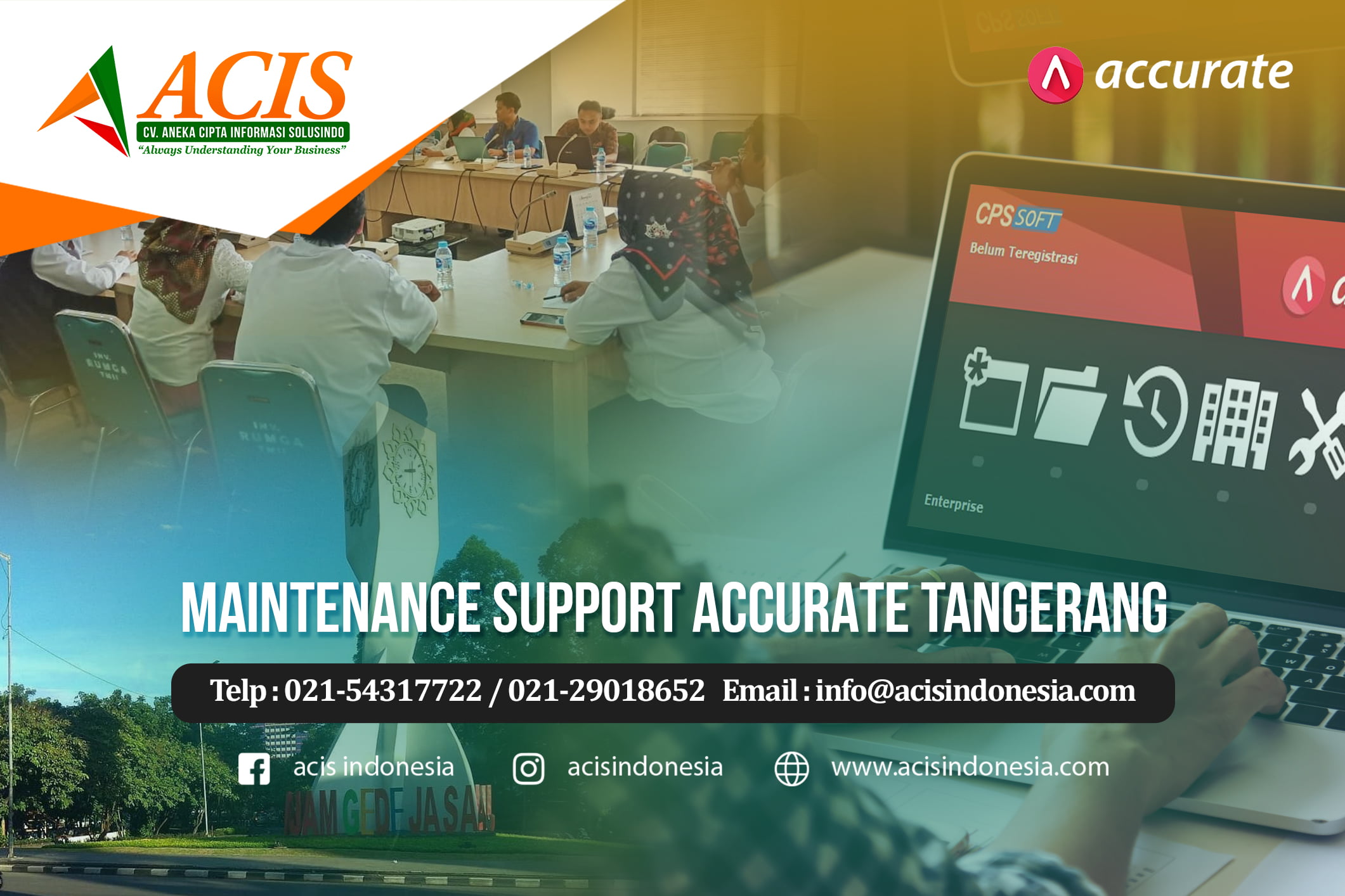 Maintenance Support Accurate Tangerang