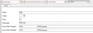 Cara Mengisi Kode Pajak Di Dalam Accurate 5