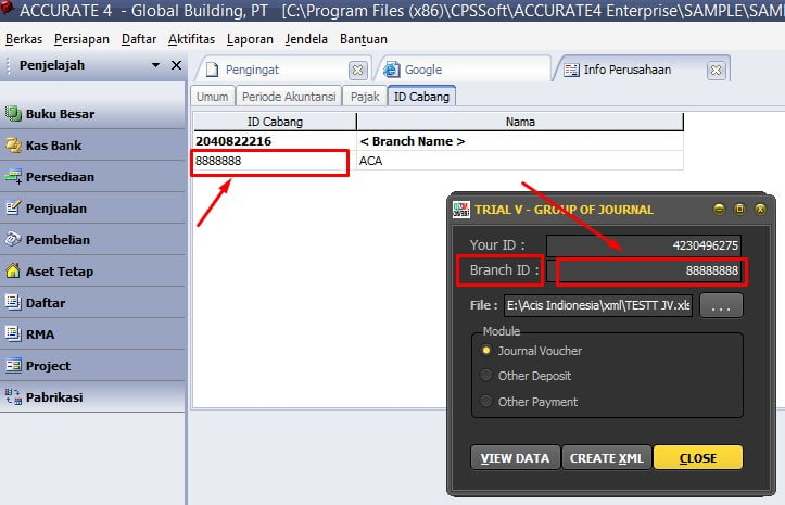 Import transaksi excel ke accurate 4