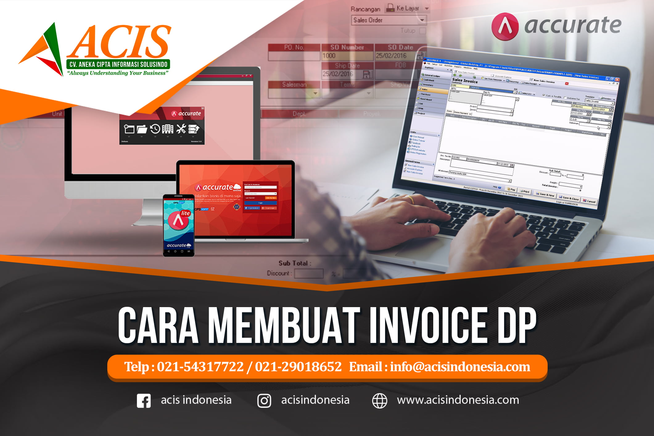 Cara Membuat Invoice DP