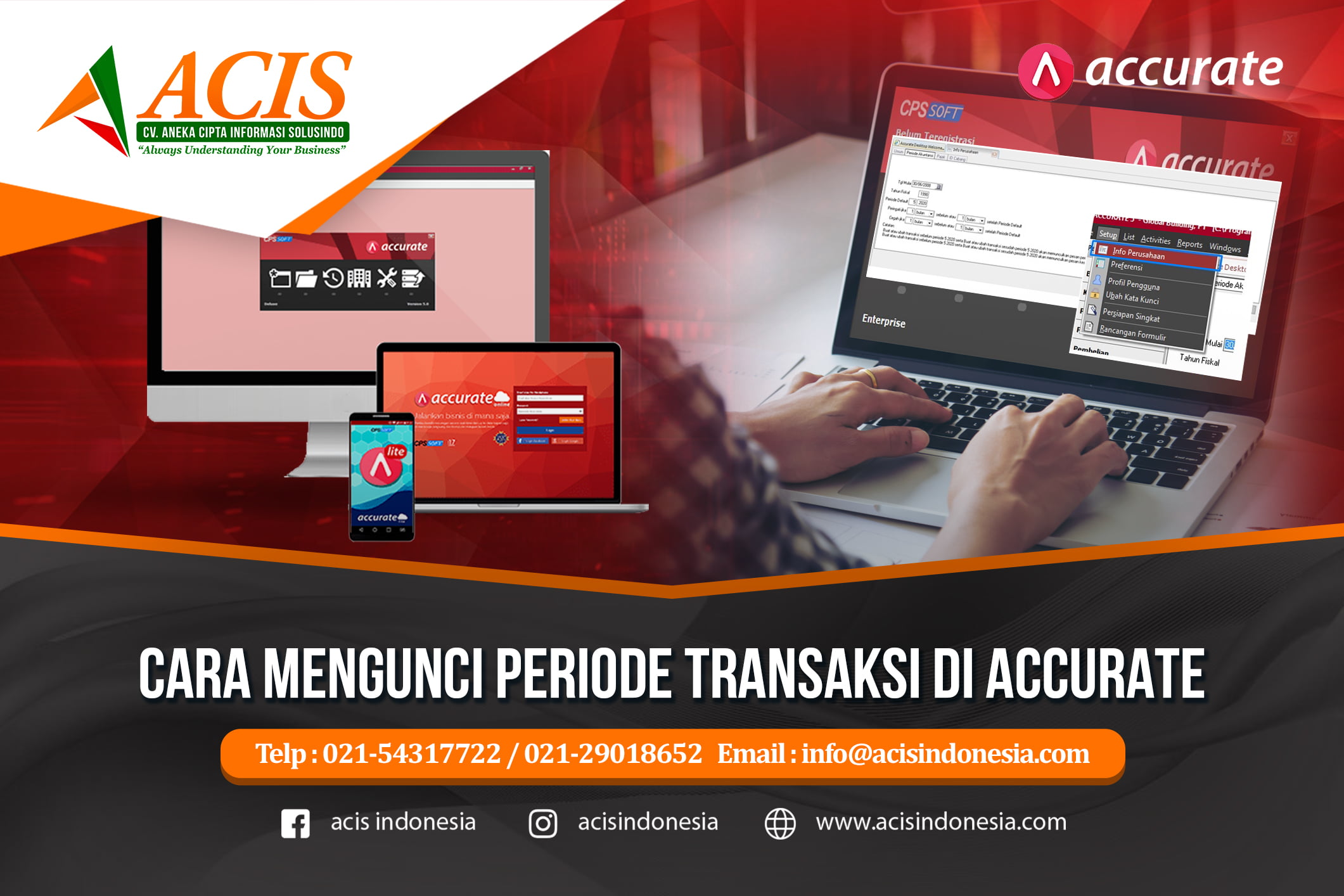 Cara Mengunci Periode Transaksi di Accurate