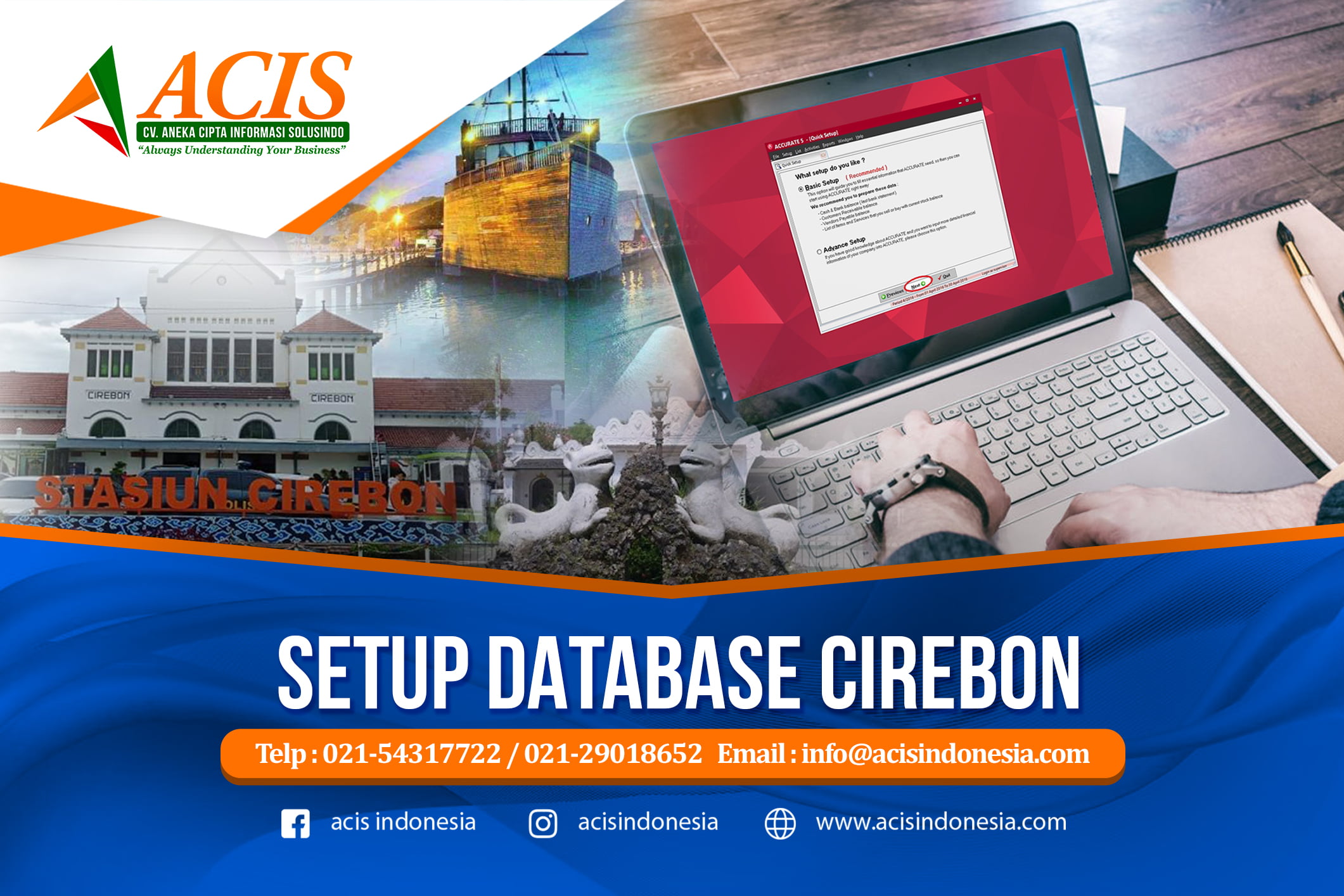 setup database cirebon