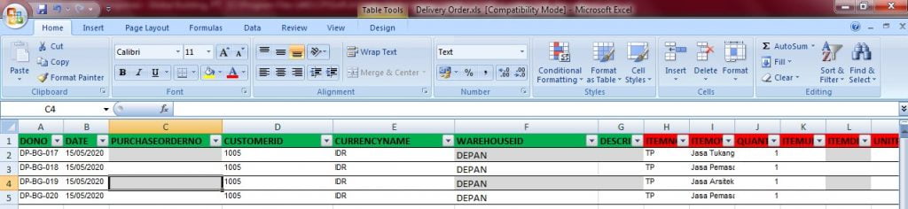 Cara Import Transaksi Excel Sales Order Ke Accurate