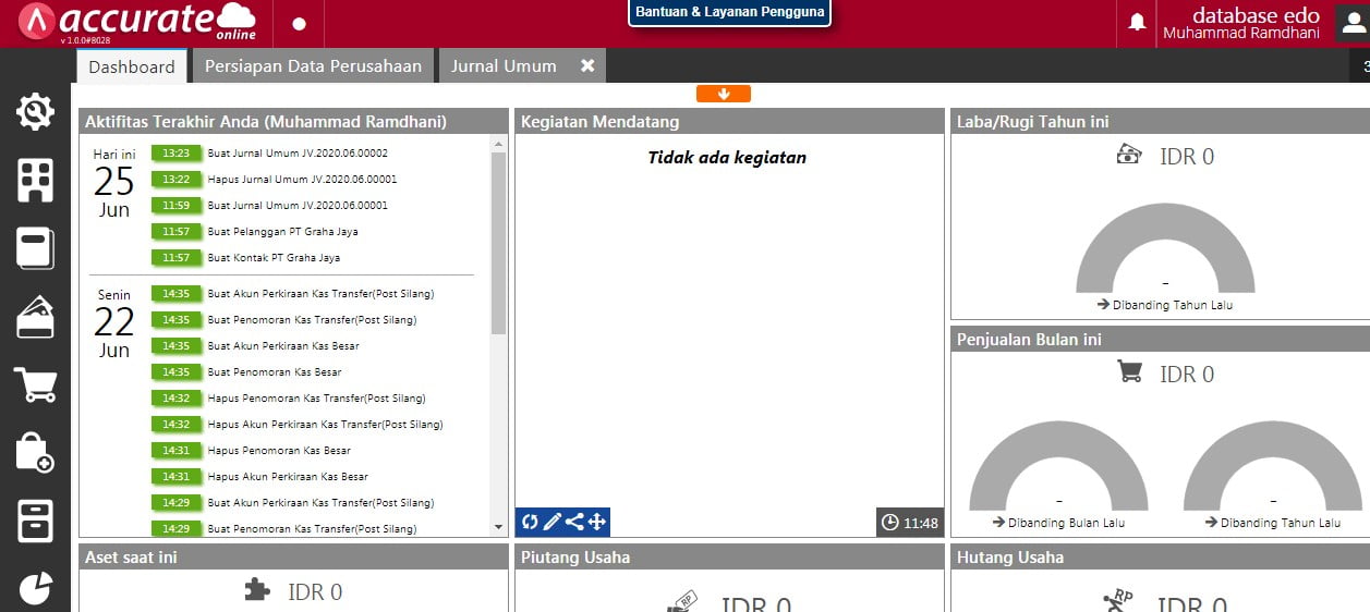 Cara Input Transaksi Jurnal Umum di Accurate Online