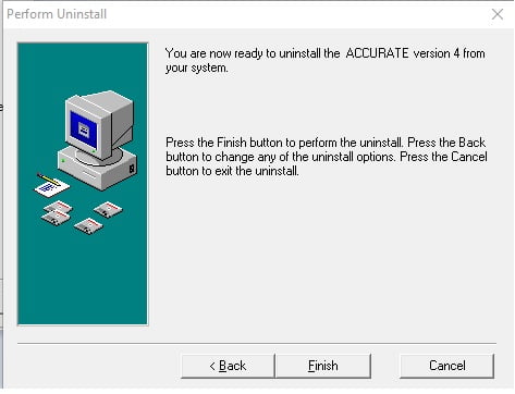 Langkah2 cara install dan uninstall accurate versi 4