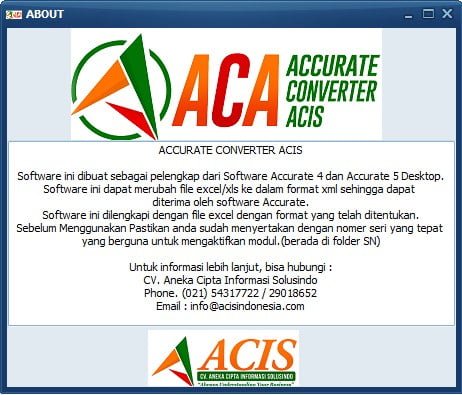 Integrasi program Resto ke accurate dengan bantuan Excel