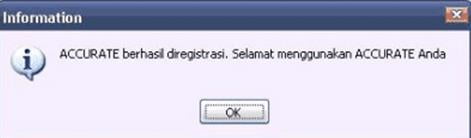 Langkah-langkah cara registrasi accurate versi 5