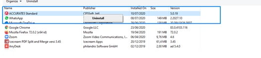 Langkah2 cara install dan uninstall accurate versi 5