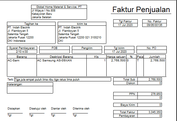 Cara Mudah Custom Template Accurate