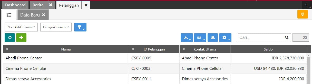 Cara Melihat Daftar Pemasok dan Pelanggan Di Accurate Online