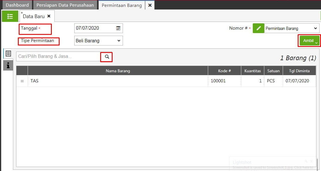 Cara Input Transaksi Permintaan Pembelian Di Accurate Online