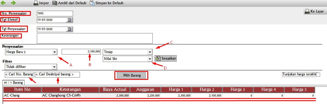 Cara Setting Harga Jual Di Accurate 5