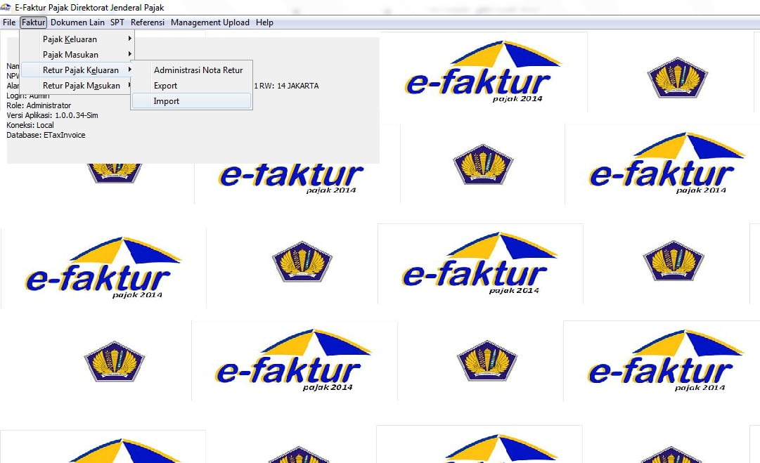 Cara Import Transaksi PPN di Accurate versi 4 ke Aplikasi
