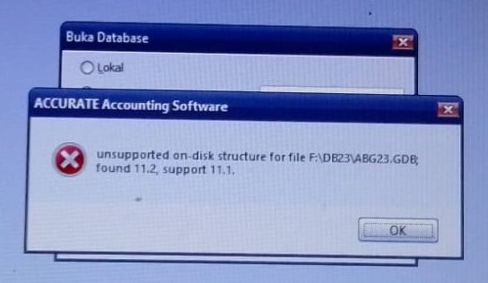 Mengatasi Masalah Pada Database Accurate Desktop