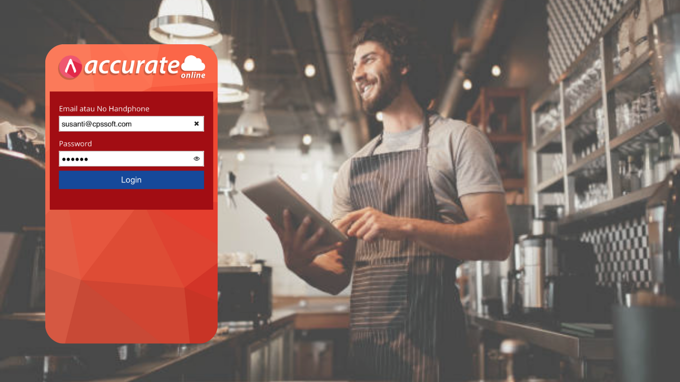 Accurate Online Pelaku UMKM menggunakan Accurate Online untuk mencatat transaksi