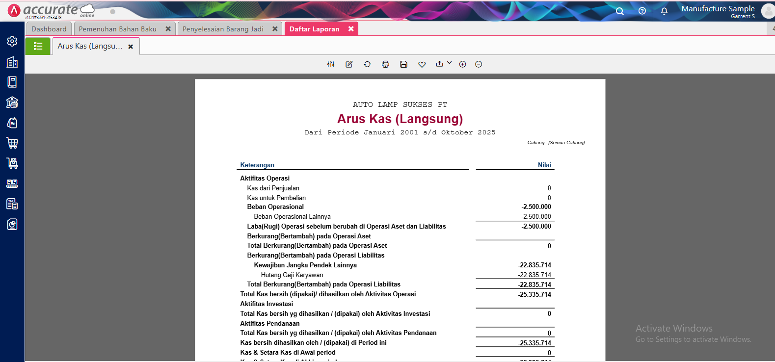 arus kas